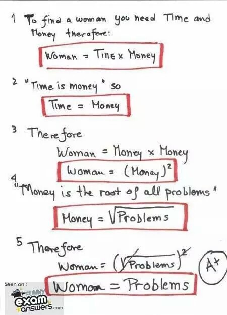 Prove women = problems - meme