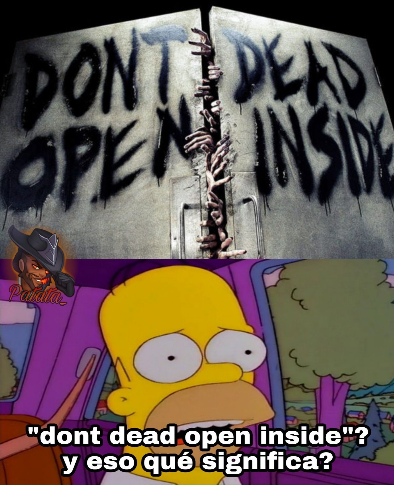 No muerte abre dentro - meme