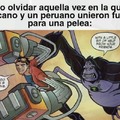 Generador rex es mexicano y el mono araña es peruano para que quede claro