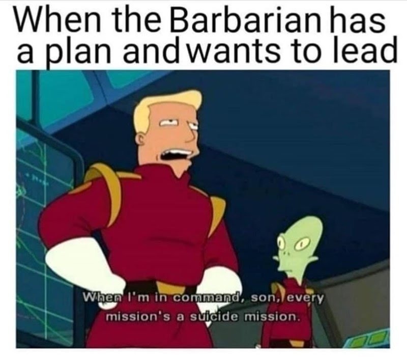 Deathplans are fun - meme
