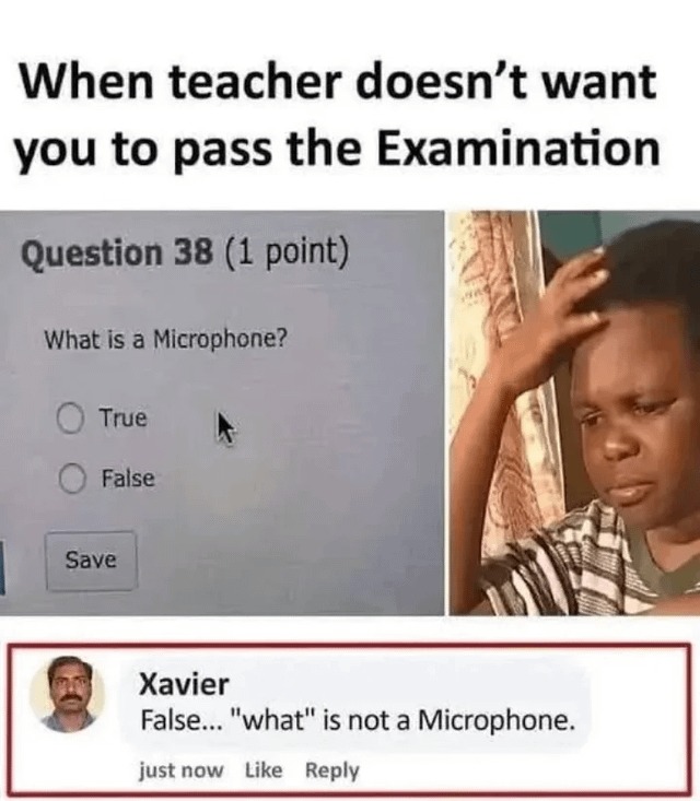 Xavier is right - meme