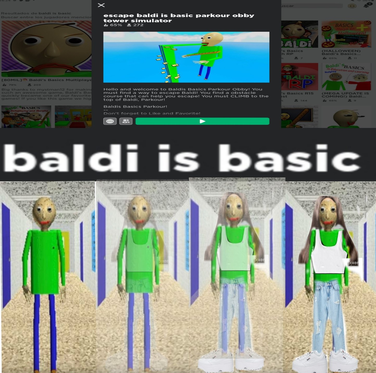 baldi is basic - meme