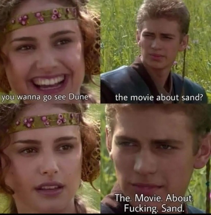 I don’t like sand - meme