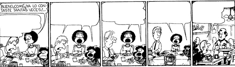 Template del Papá de Mafalda quejandose - meme
