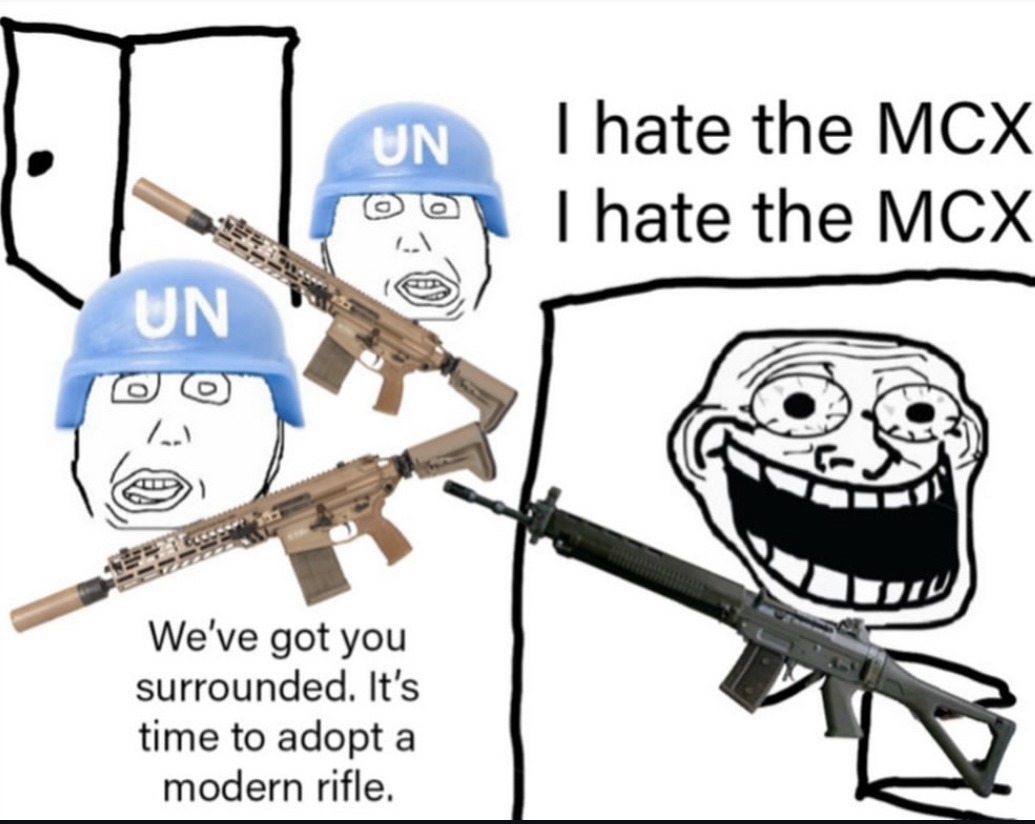Lol I’ll keep my old rifles thanks - meme