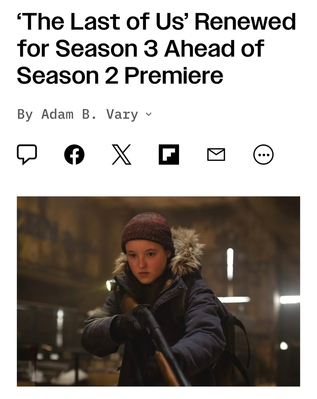 The Last of Us got renewed before even airing. Must be cooking - meme