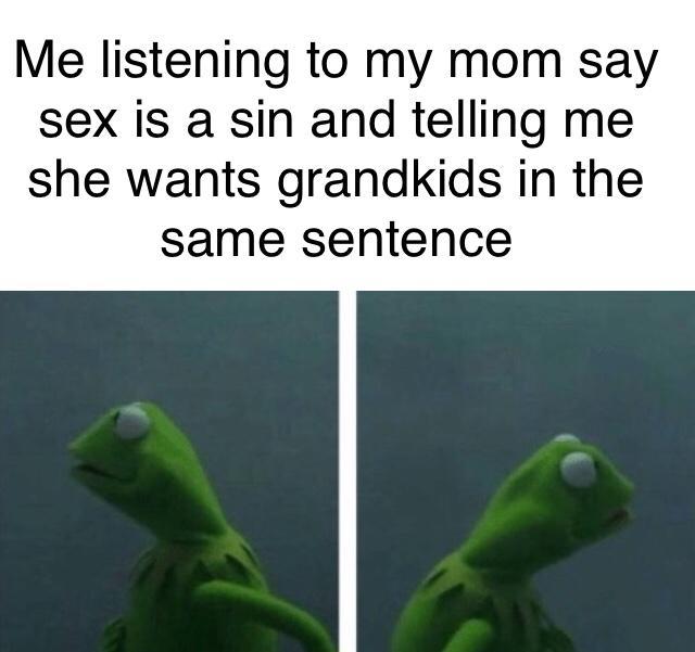 Sex is a sin - meme