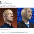 Jeff Bezos and Stonks man?