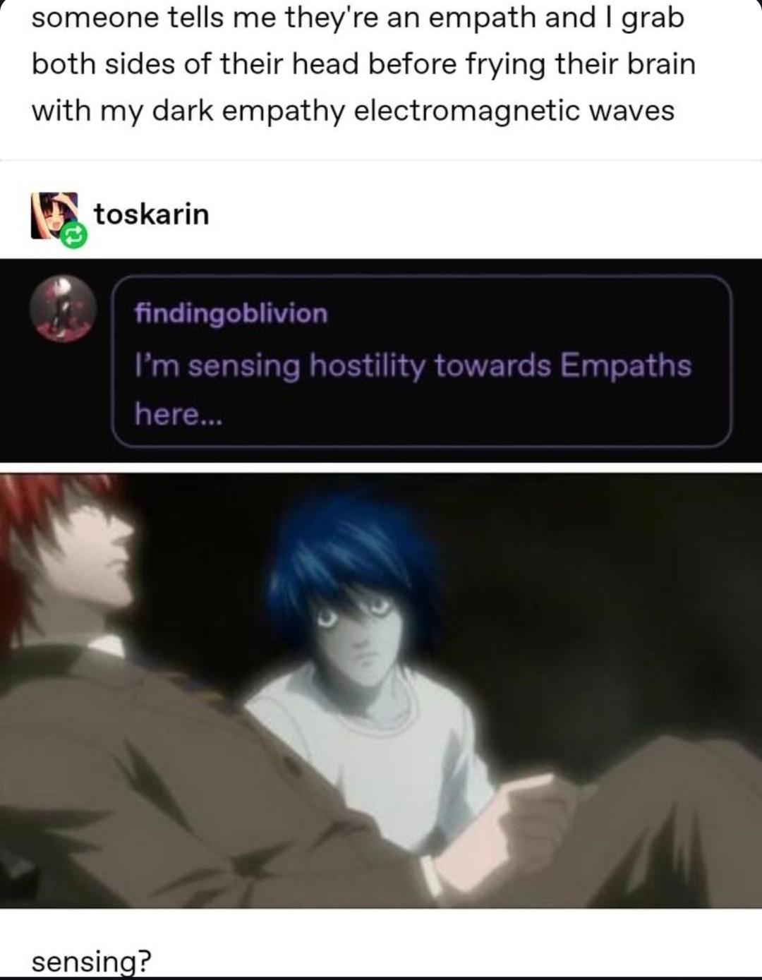 they said empath and my brain went full death ray - meme