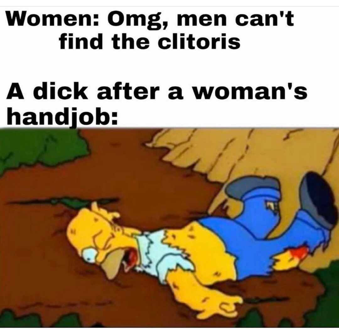 When women give handjobs for the first time in their life - meme