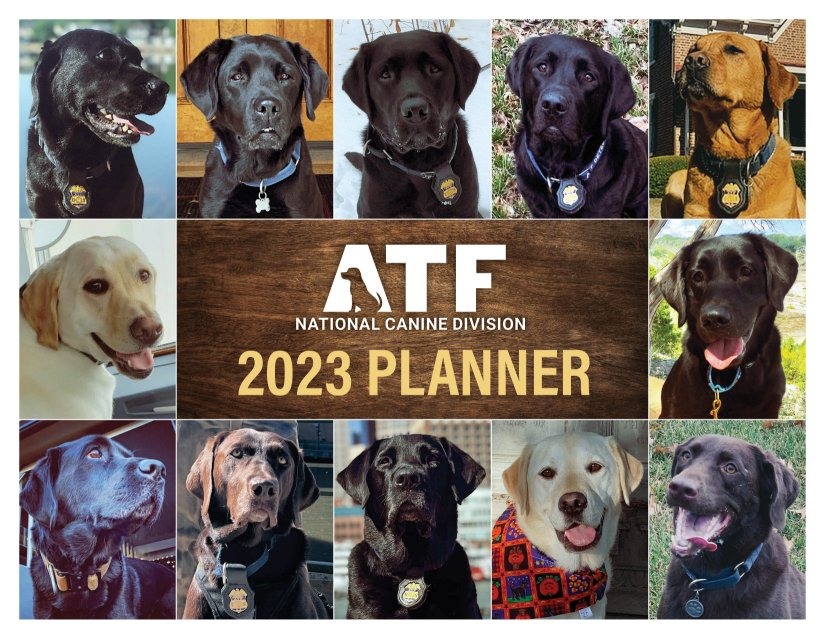 ATF dog calendar planner - meme