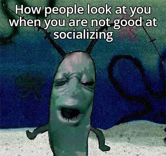 When you socialize like an NPC and people sense it - meme
