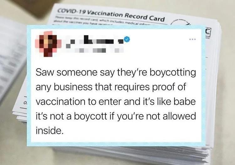 that’s not how a boycott works dummy - meme