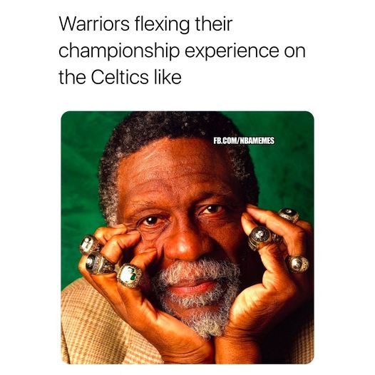 warriors flexing their championship experience on the celtics