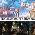 Upstairs vs downstairs bathroom