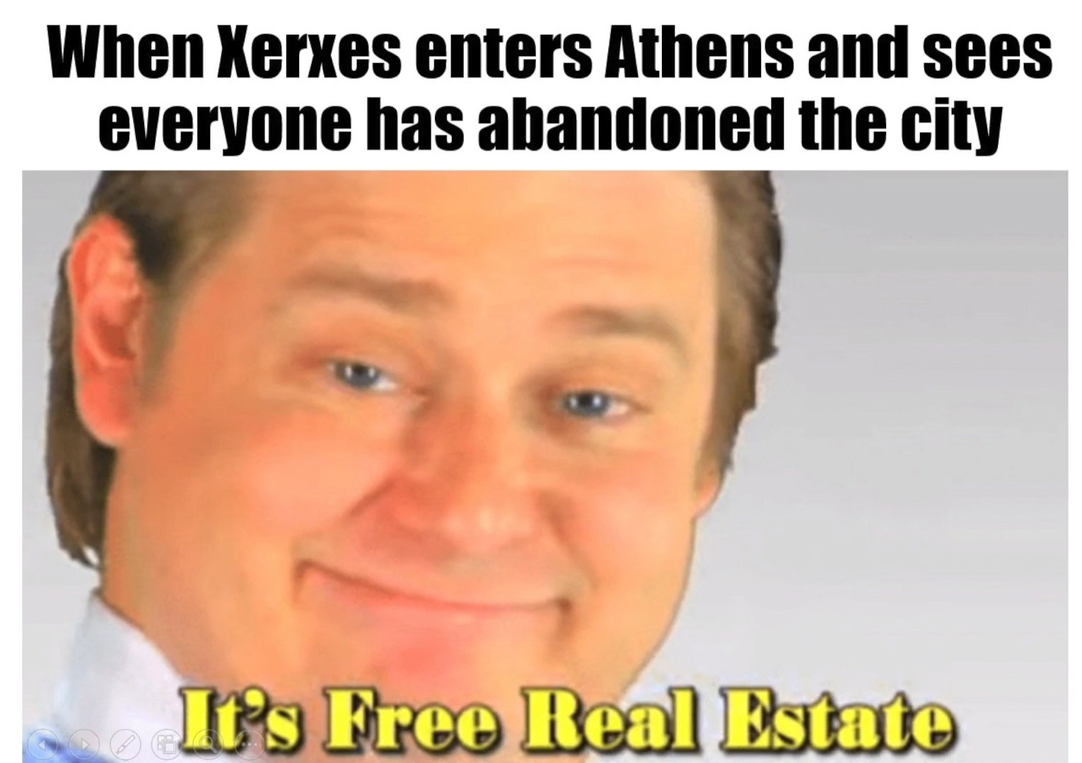 It's free real estate - meme