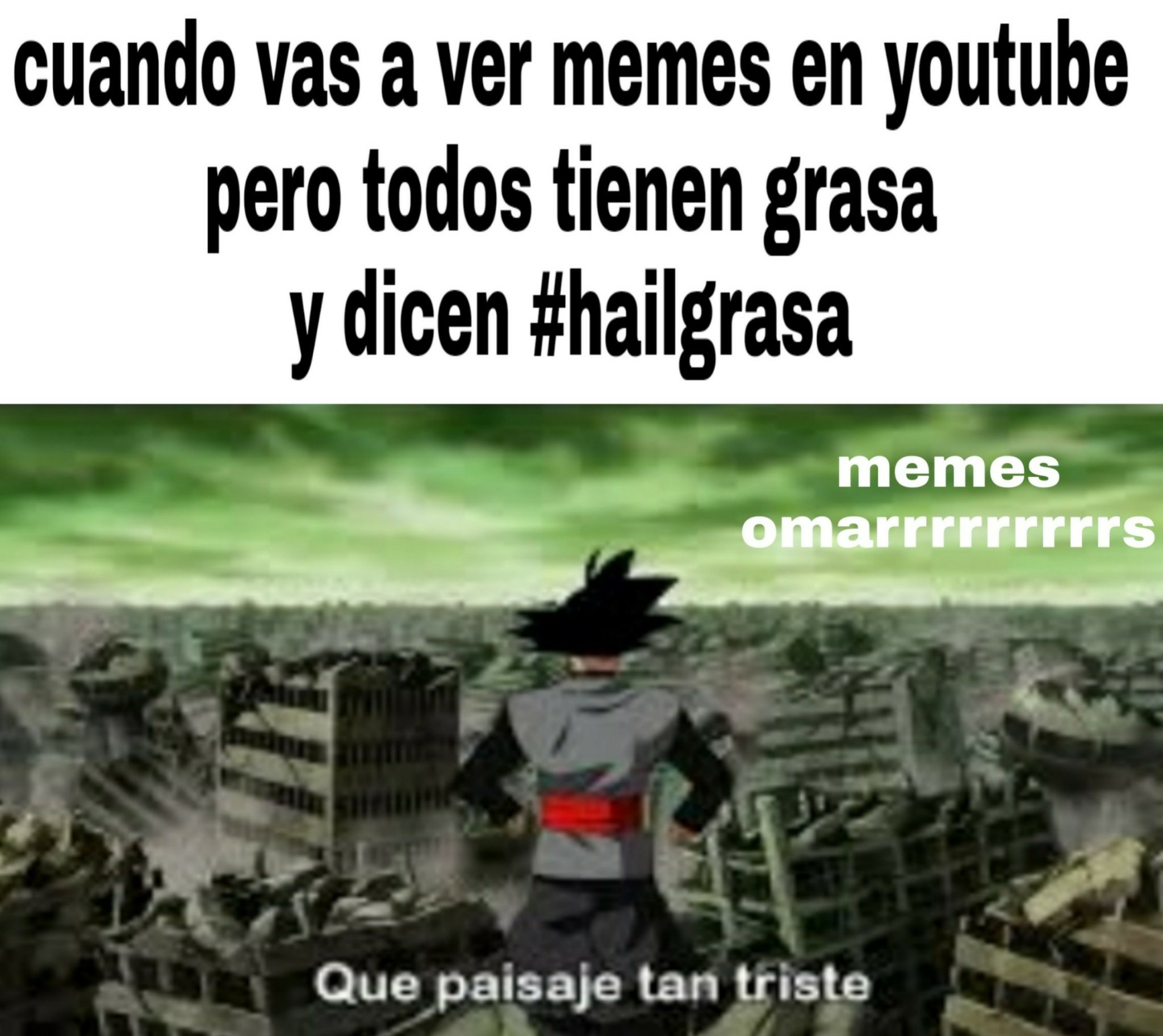 #MuerteAlaGrasa - meme