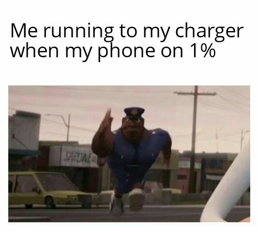 Forgot to charge - meme