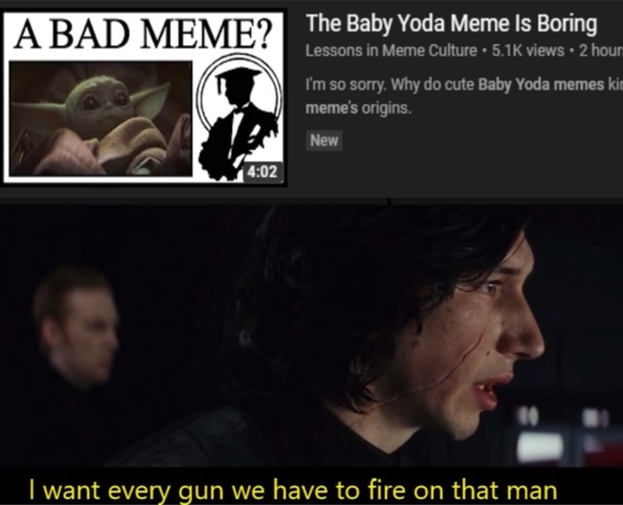 Baby yoda - meme