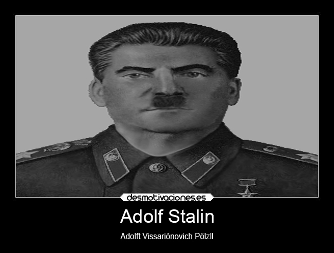 Adolf Stalin - meme