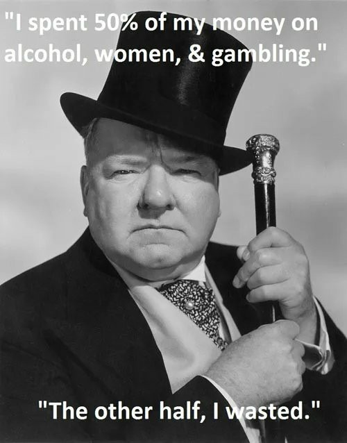 W.C. Fields for you youngins - meme