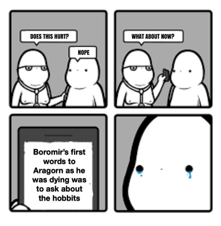 Poor Boromir. - meme