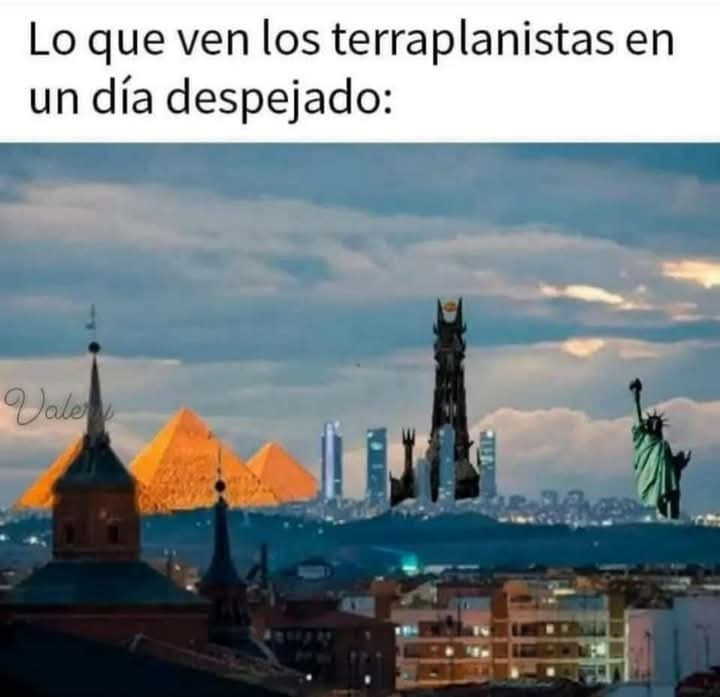 Tierras planazzz... - meme