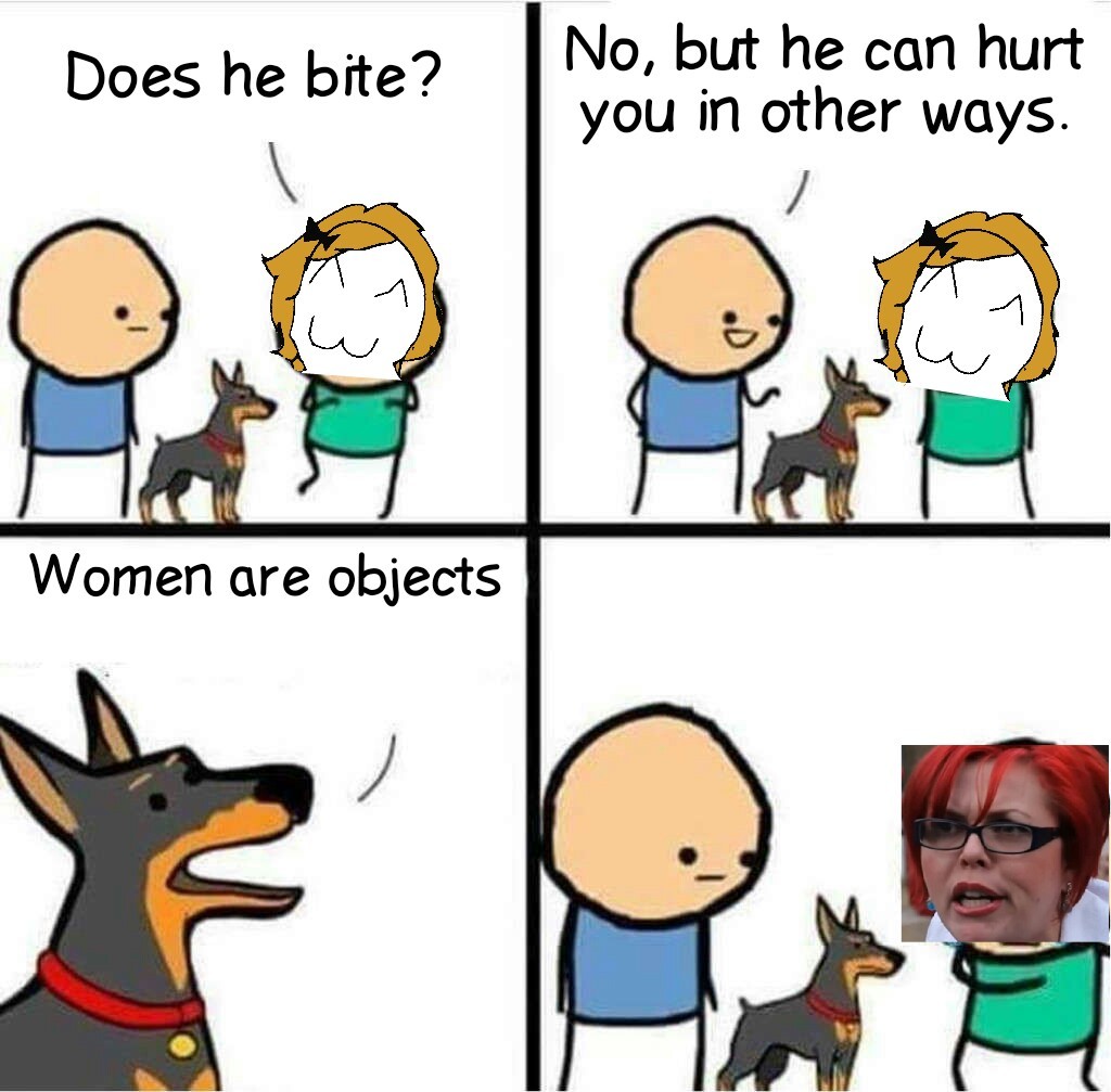 Women are seriously objects though! - meme