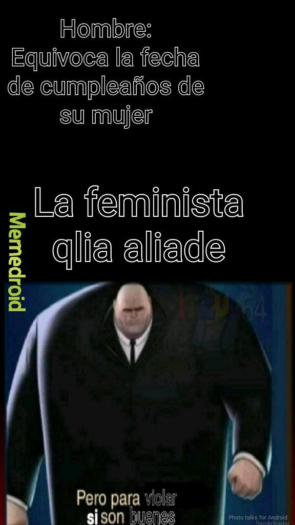 Feministas qlias - meme