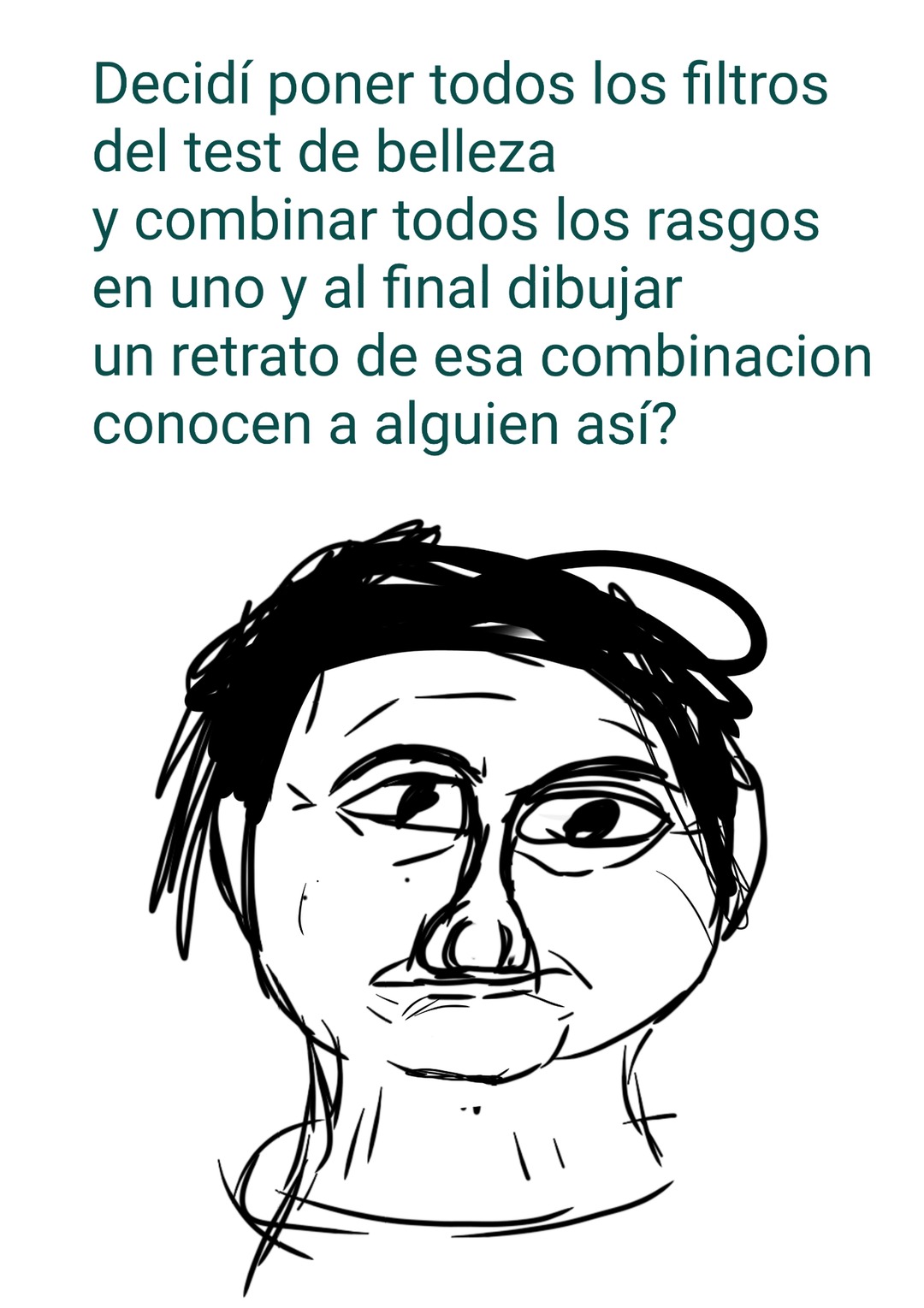 Alta cara de boliviano - meme