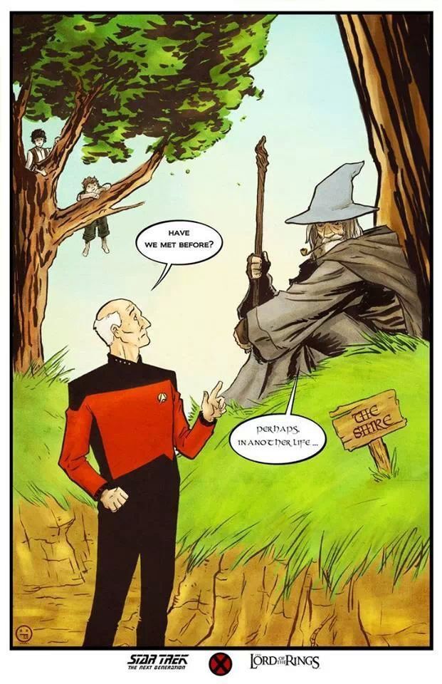 Picard and gandalf - meme
