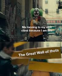 the great wall - meme