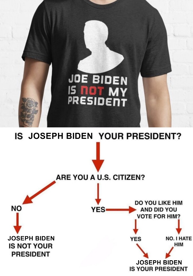Is Biden your president? - meme
