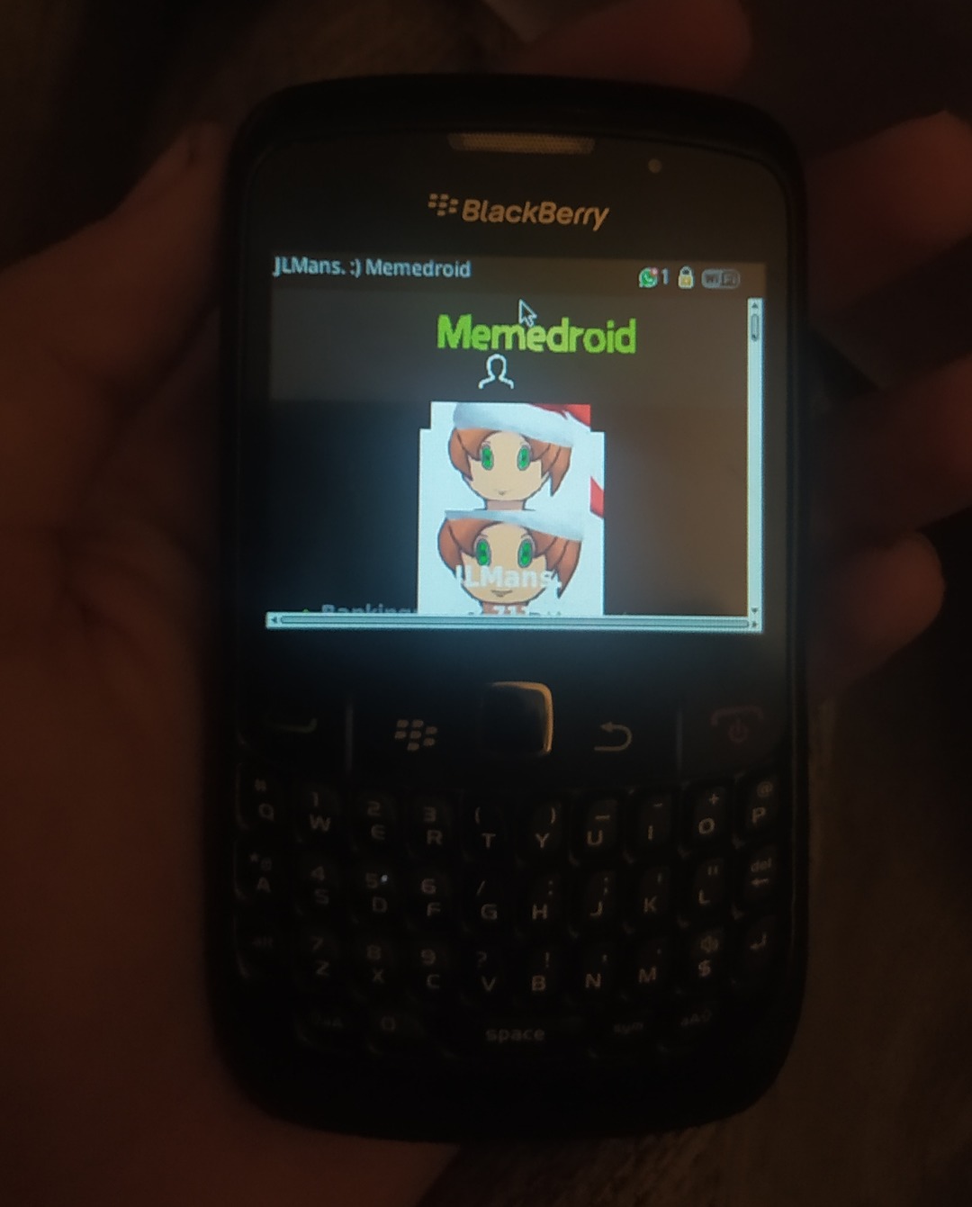 Memedroid en blackberry