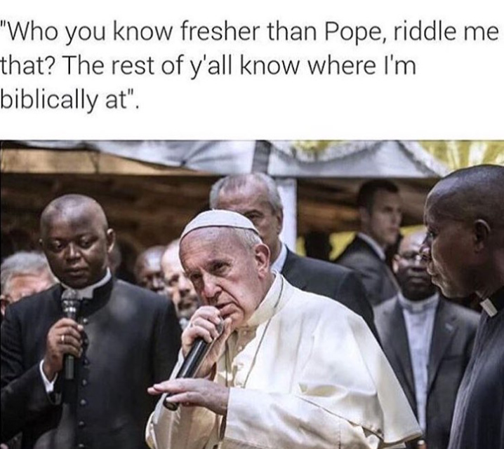 Pope barz - meme