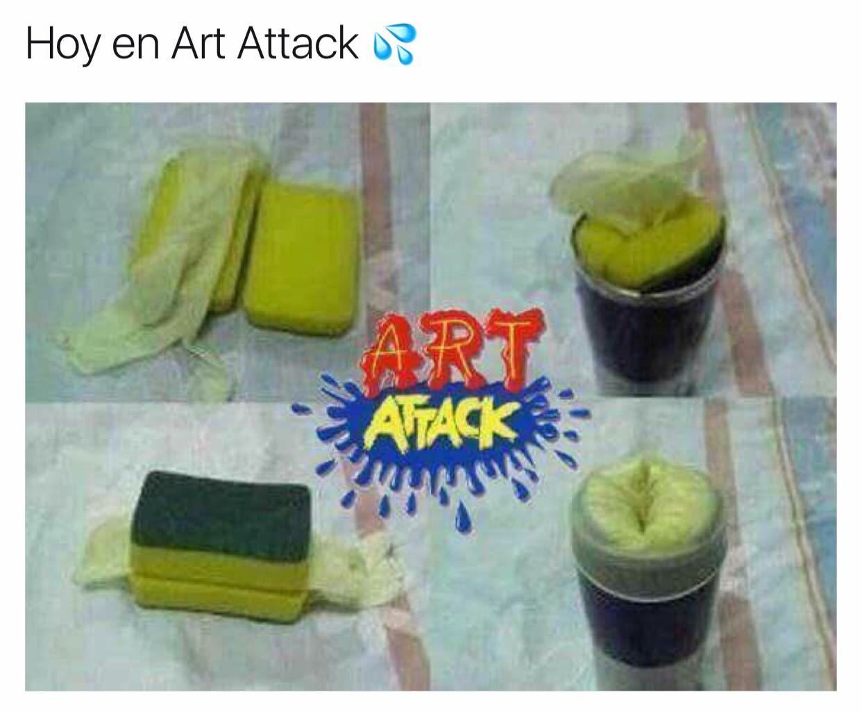 Todos recordamos art attack jajaja - meme