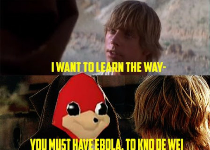 I smel ebola - meme