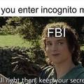 FBI can't track you on incognito mode