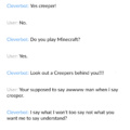 Cleverbot is not clever