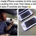 iPhone cookies