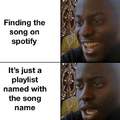 Finding the song on Spotify