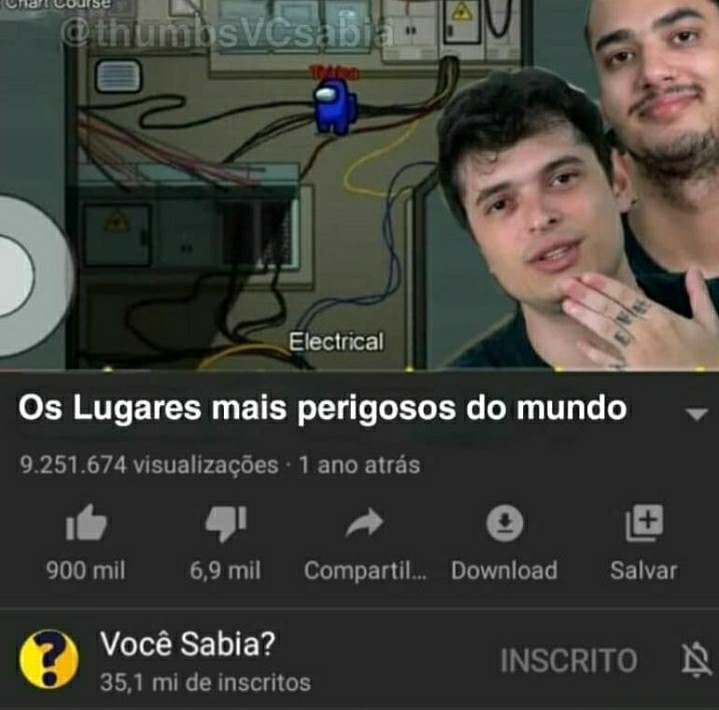 É só no que eu penso quando vejo o meme do among us : r/brasil