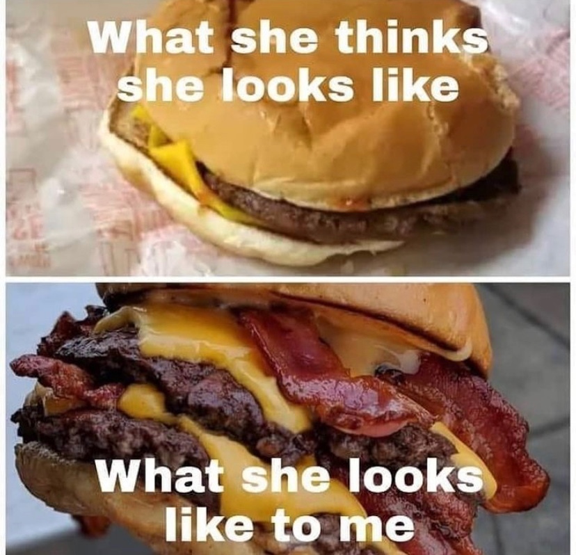 double bacon thickburger - meme