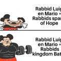 Nerfearon a rabbid Luigi
