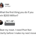 Post Nut clarity meme