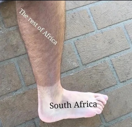 Africa vs South Africa meme