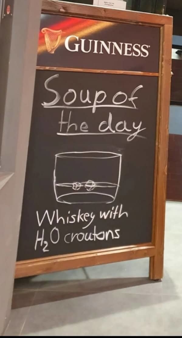 Irish soup of the day - meme