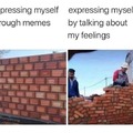 expressing myself through memes