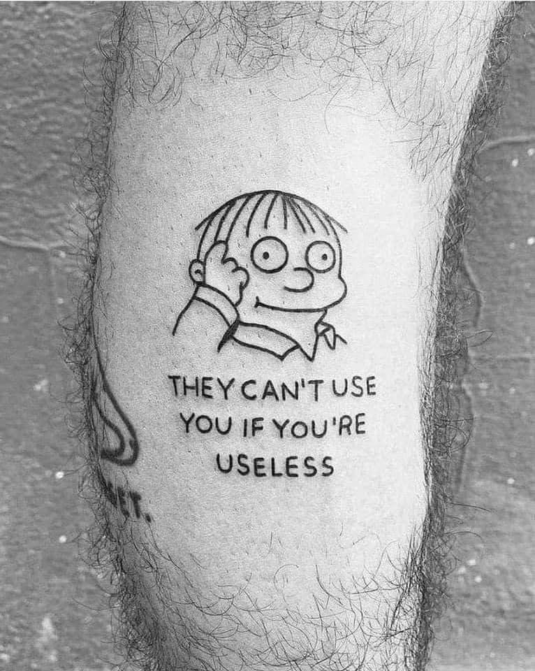 Useless tattoo - meme