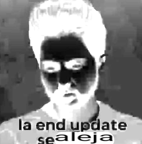 Ya no hay más end update - meme